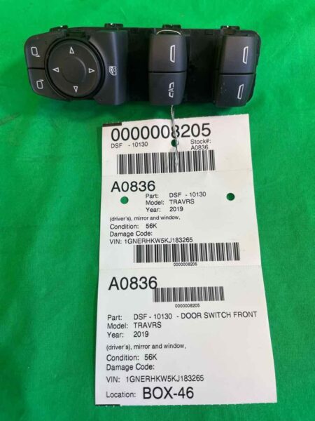 18 19 20 21 CHEVY TRAVERSE   Door Switch Front
