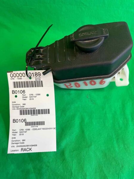 19 20 HYUNDAI SANTA FE Coolant Recovery Bottle