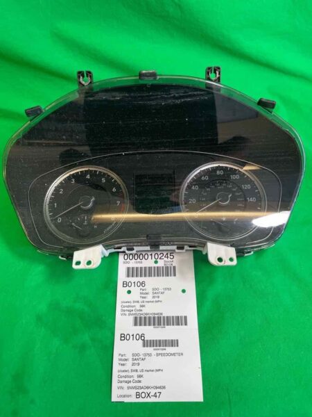 19 HYUNDAI SANTA FE   Speedometer