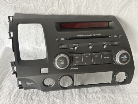 2006-11 Honda Civic dashboard radio panel component ~ MP3/XM/WMA,AM/FM,CD